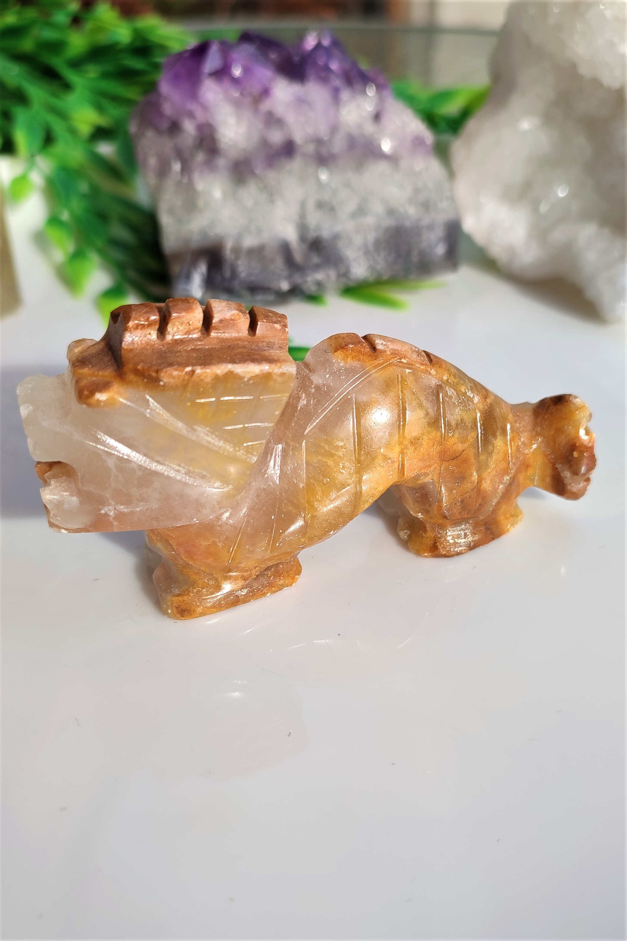 ONYX ZELENÝ drak 8cm