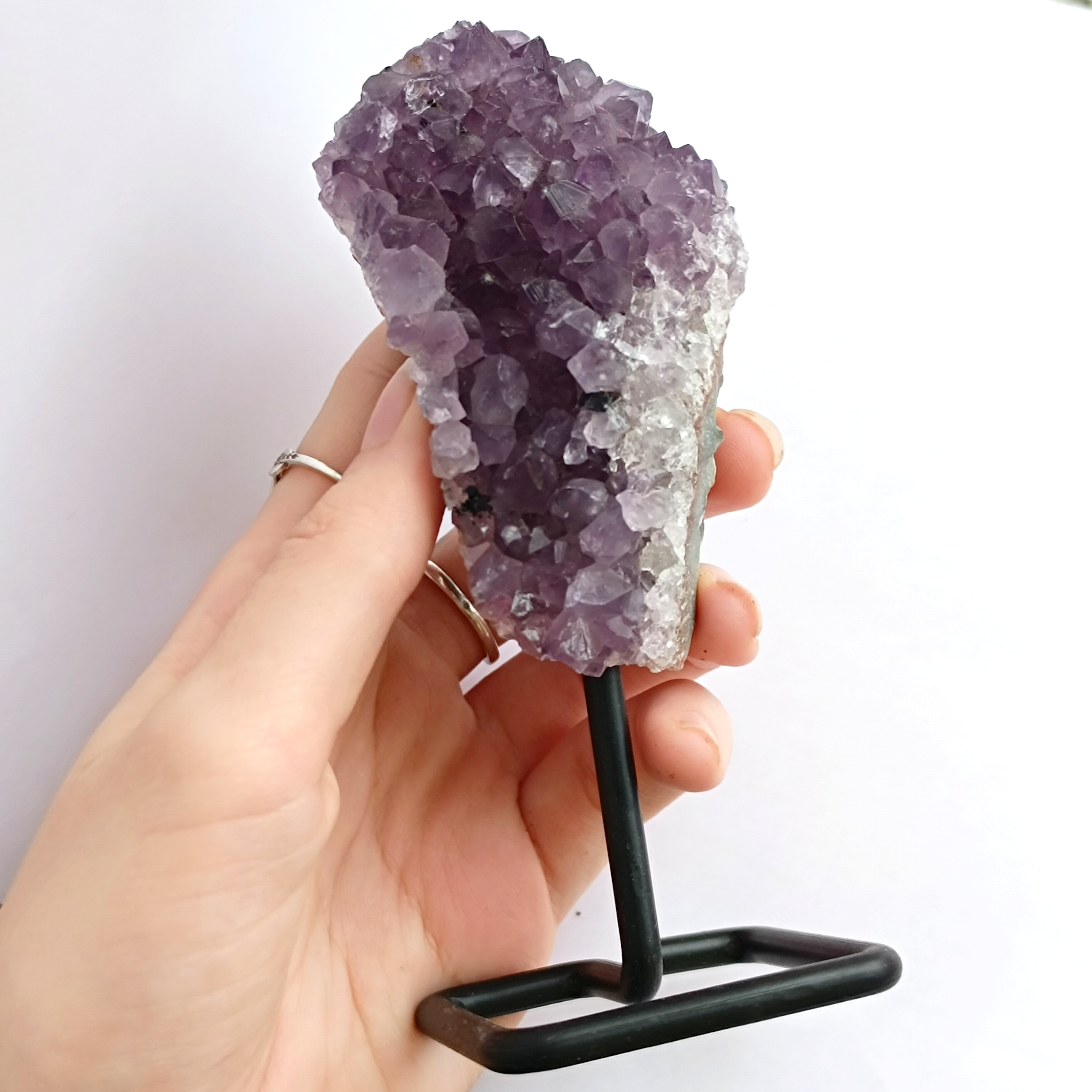 AMETYST drúza na stojanu 12,5cm 254g