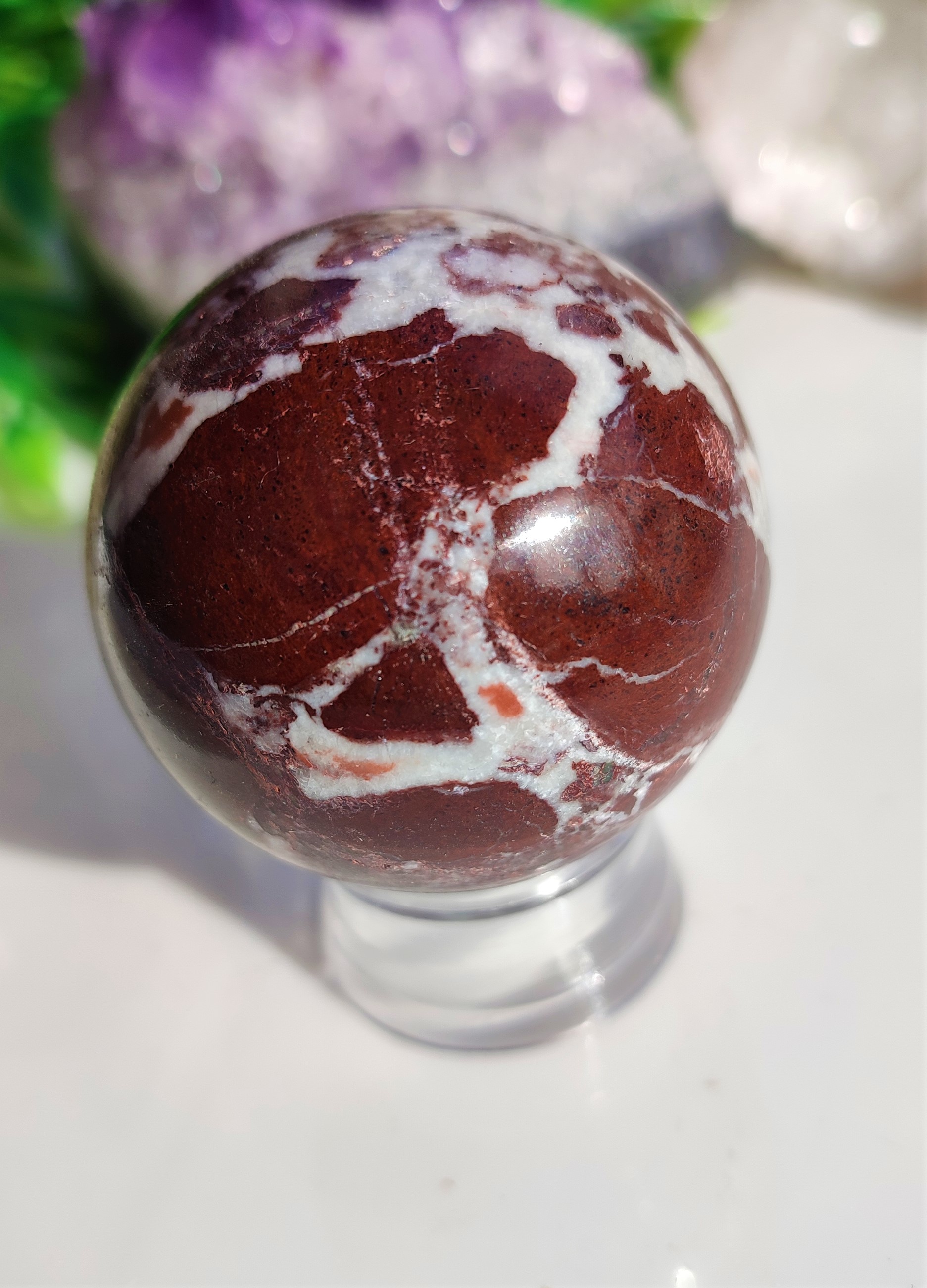 ONYX ČERVENÝ koule 5cm