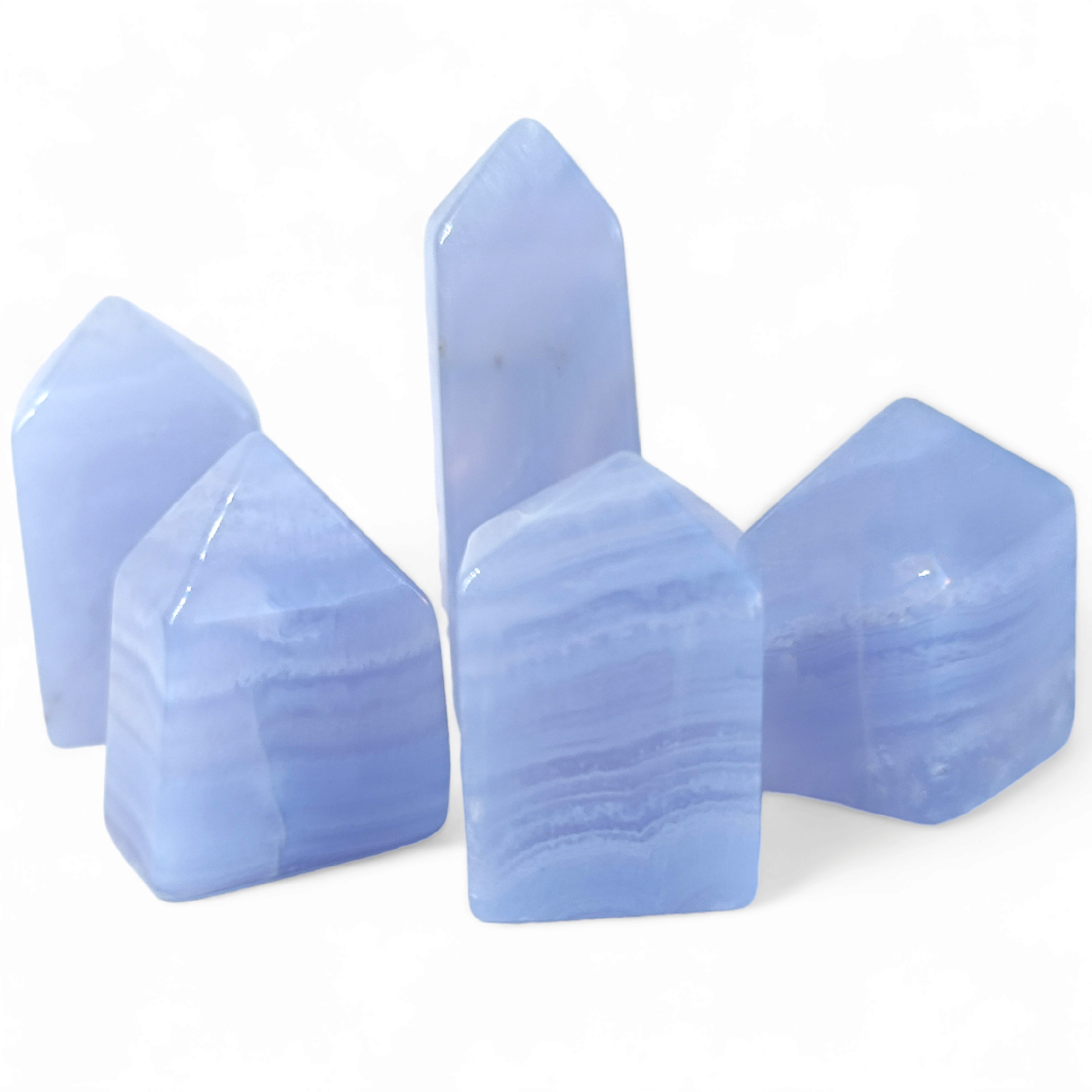 CHALCEDON obelisk mini různé velikosti