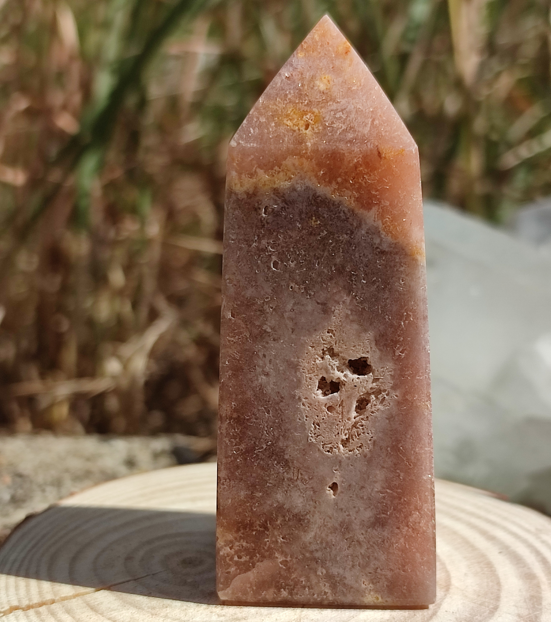 RŮŽOVÝ AMETYST obelisk č.5 82g