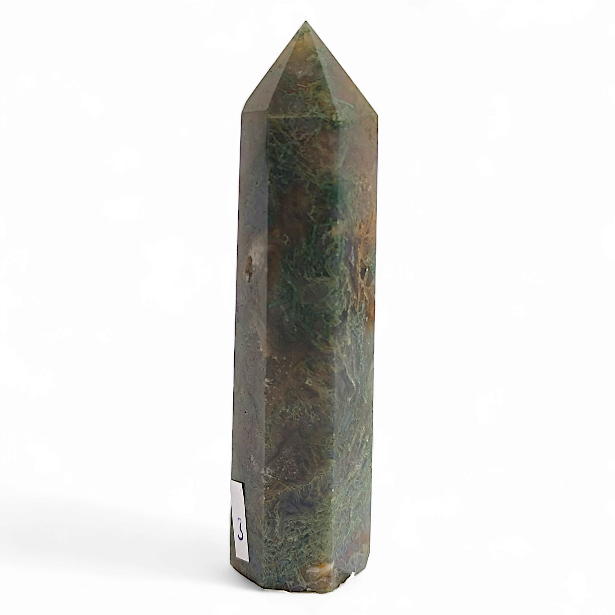 ACHÁT MECHOVÝ obelisk č.3 69,7g