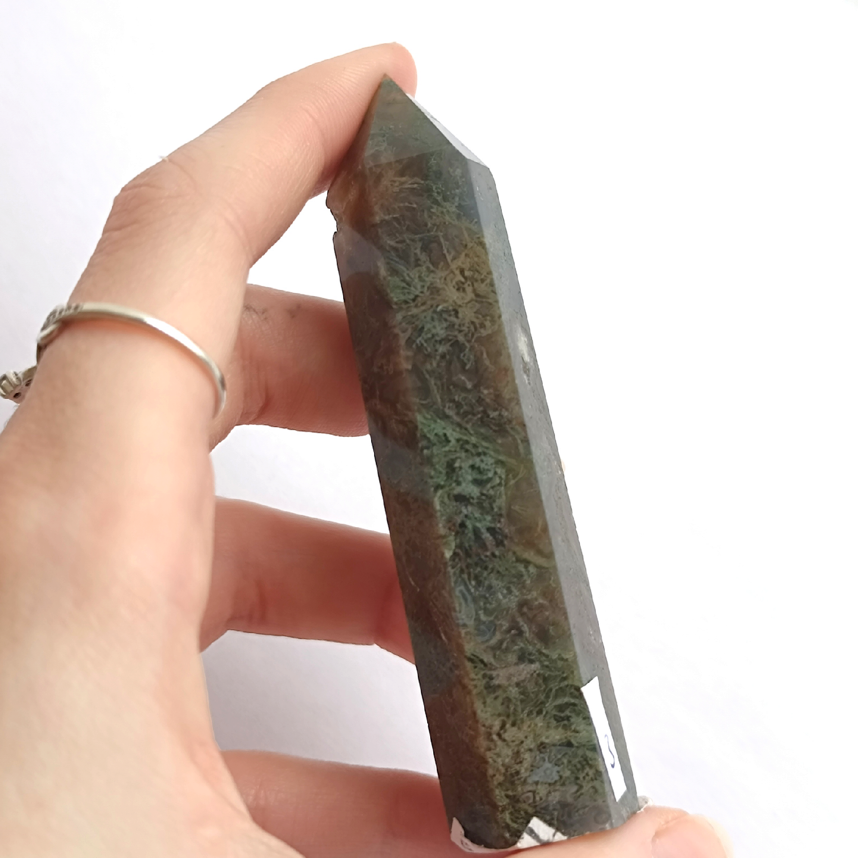 ACHÁT MECHOVÝ obelisk č.3 69,7g