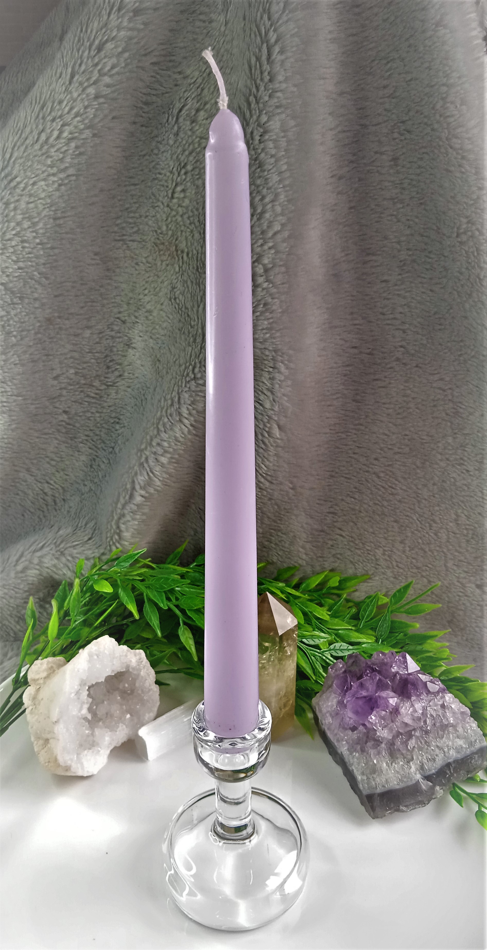 SVÍCEN SKLENĚNÝ 10cm