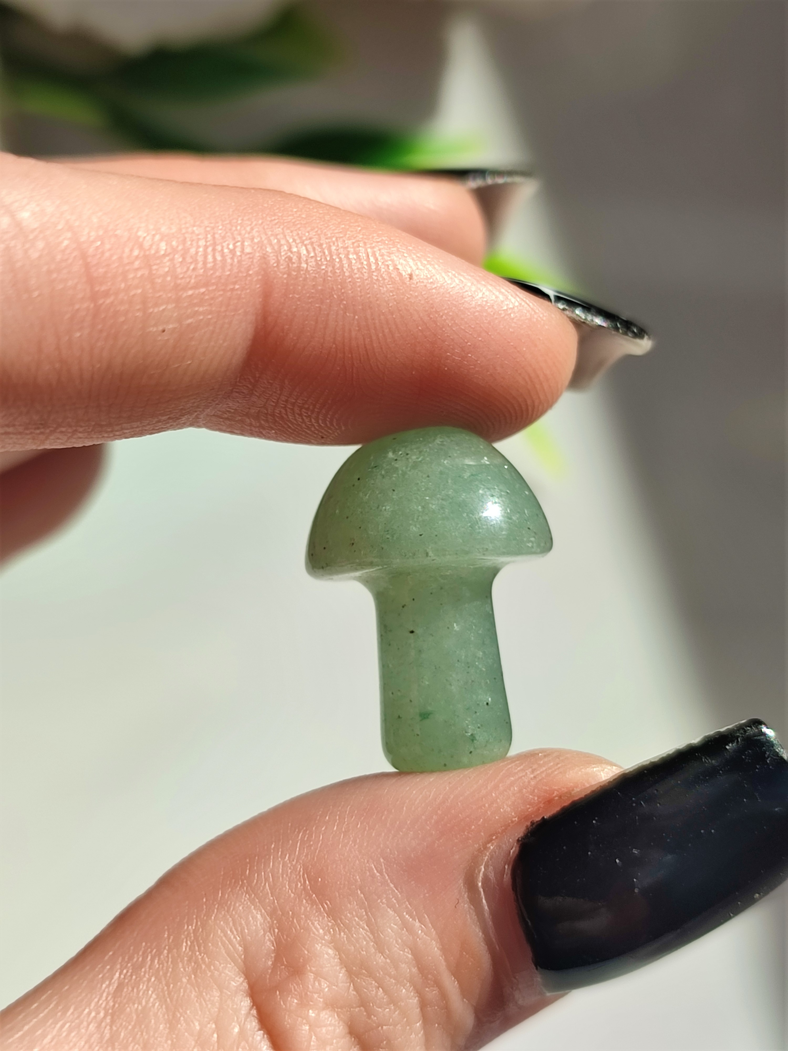AVANTURÍN ZELENÝ houbička 1,5cm