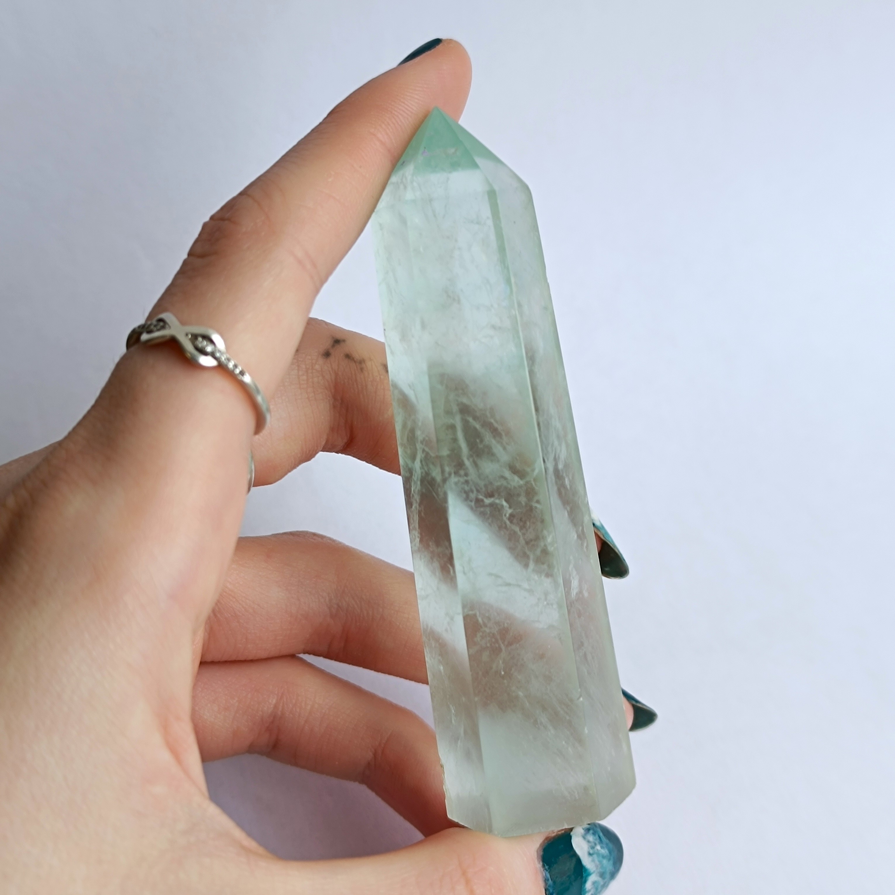 FLUORIT obelisk Baja Blast 9,2cm č.3