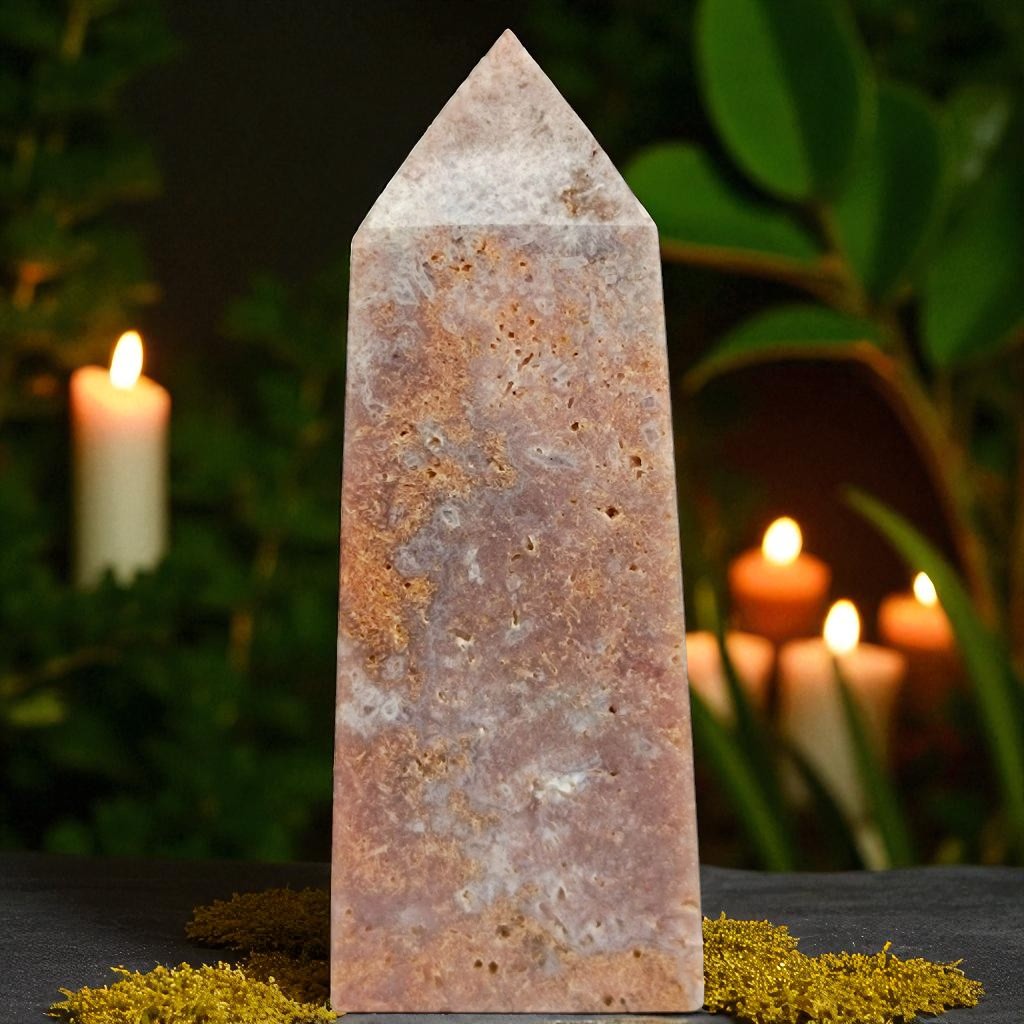 RŮŽOVÝ AMETYST obelisk č.7 104,2g
