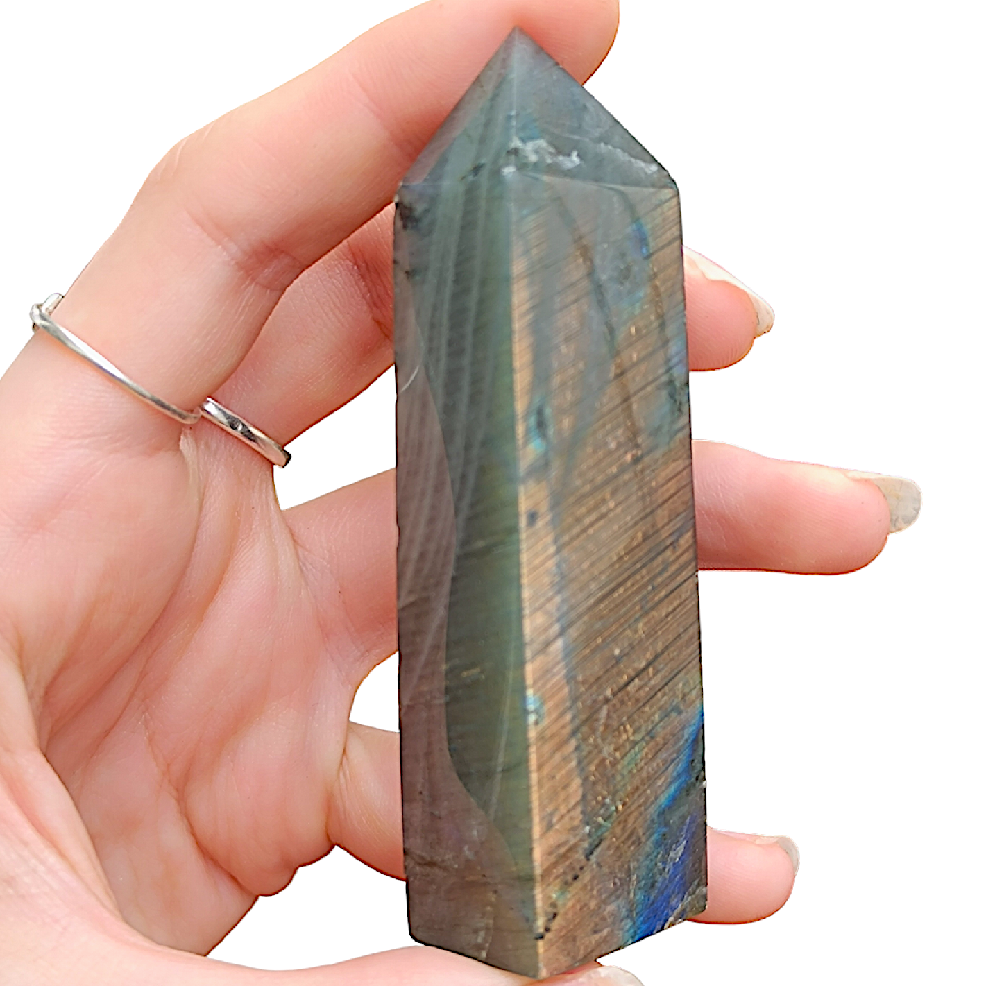 LABRADORIT obelisk č.3 95g