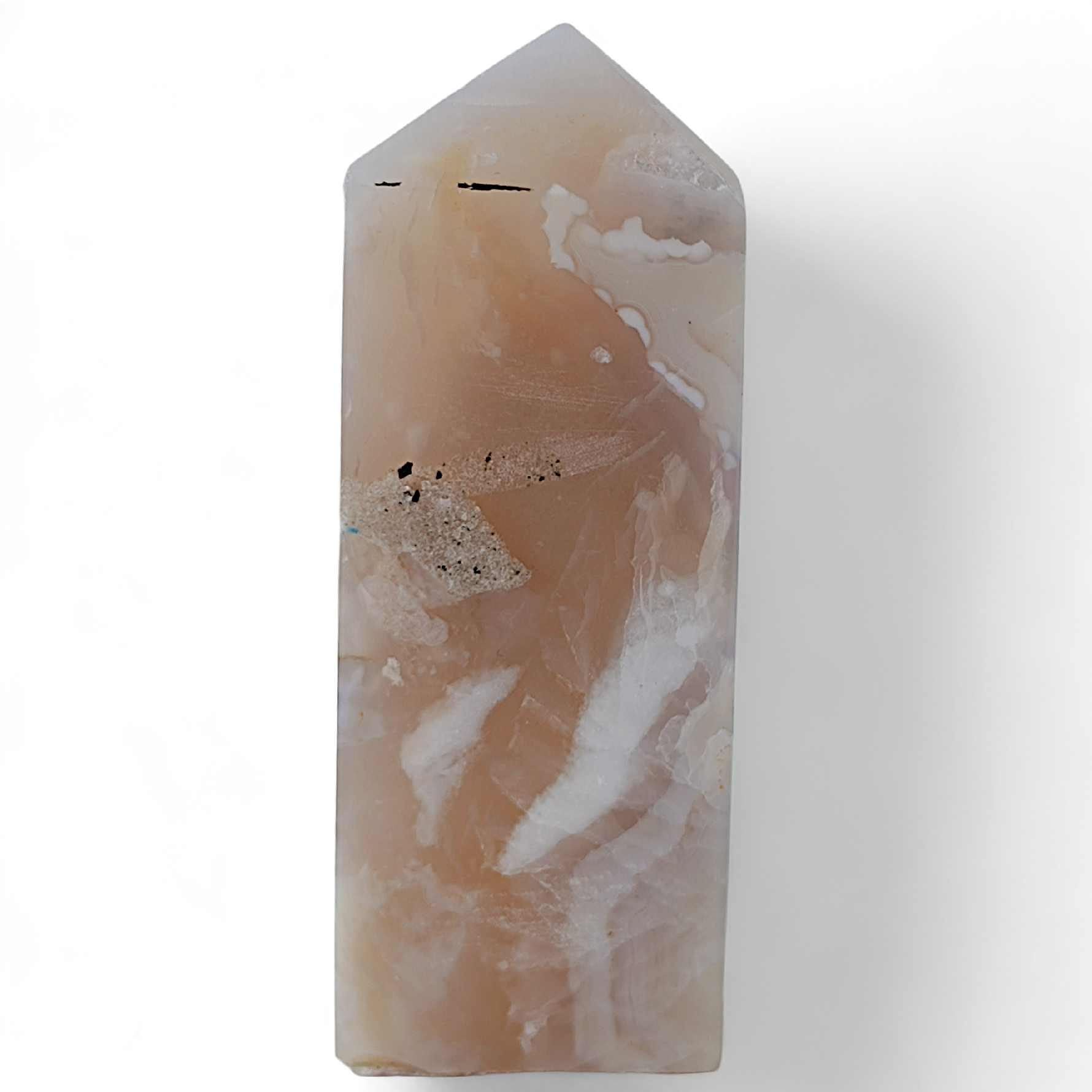 ACHÁT KVĚTINOVÝ obelisk č.13 75,2g