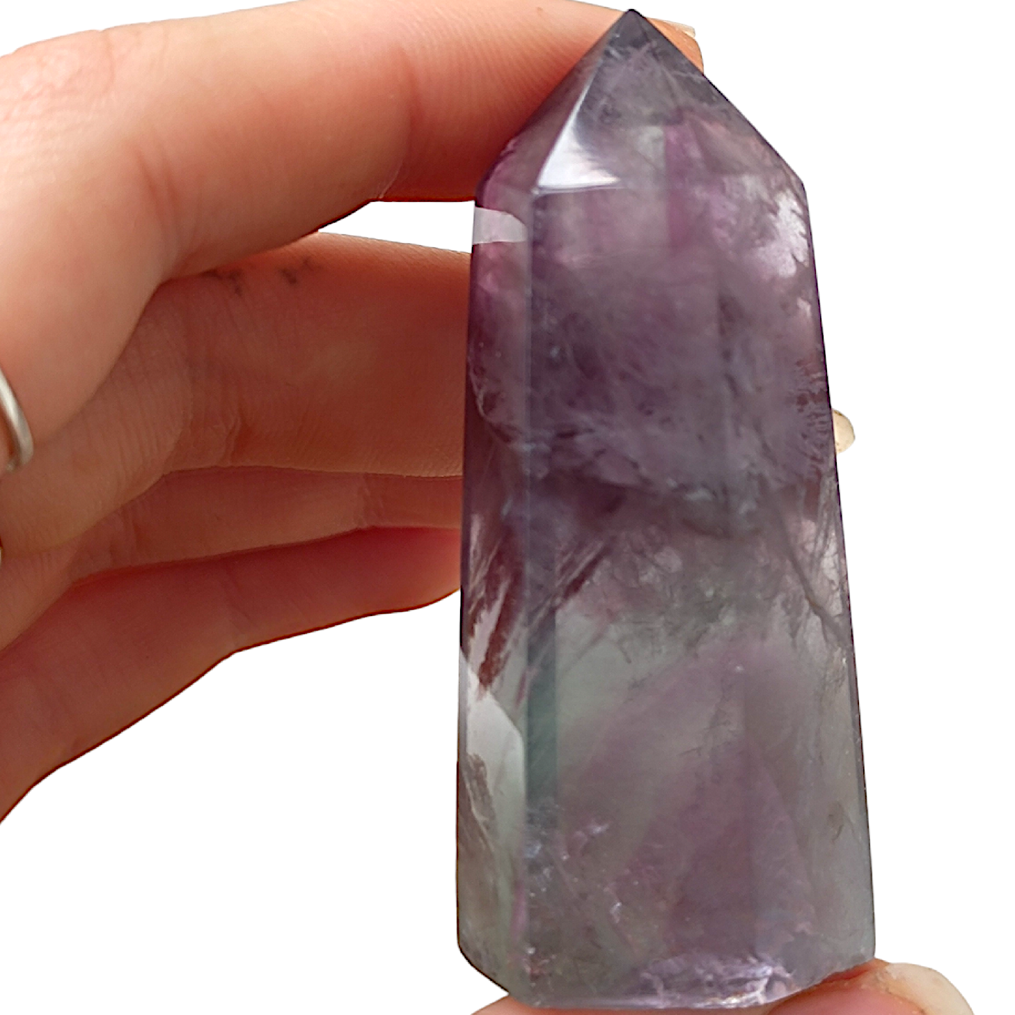 FLUORIT obelisk č.5 72,8g