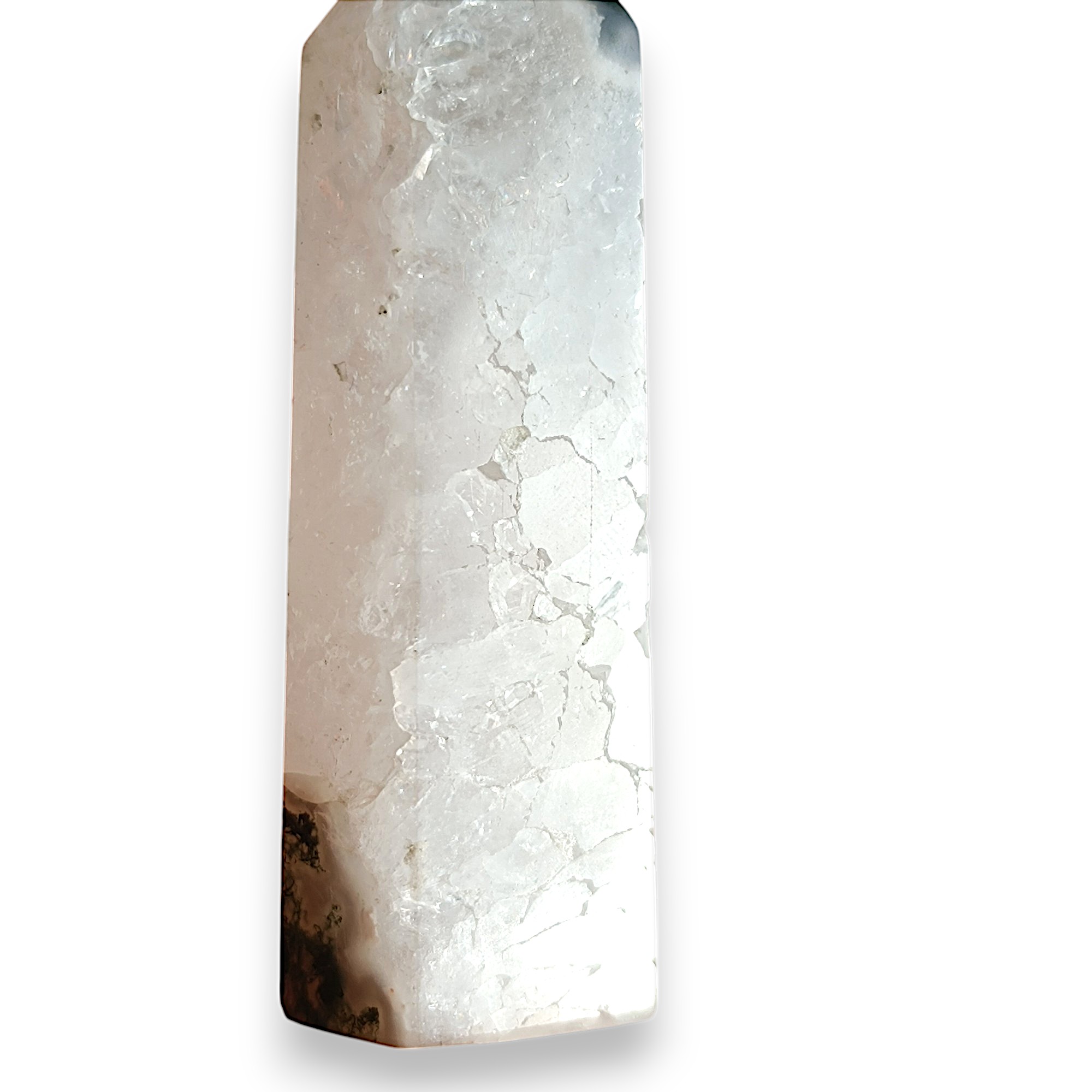 ACHÁT MECHOVÝ obelisk č.6. 63,4g