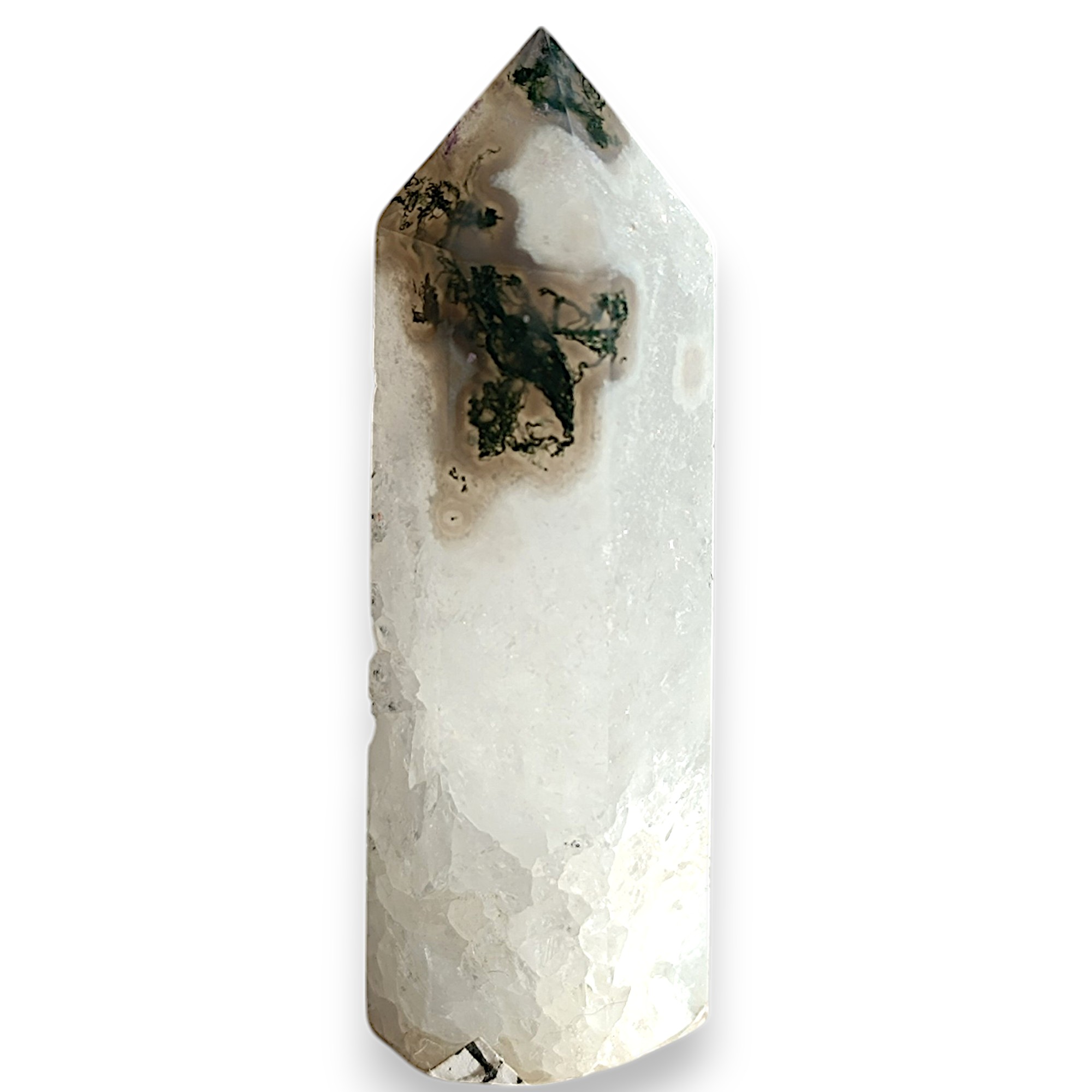ACHÁT MECHOVÝ obelisk č.6. 63,4g
