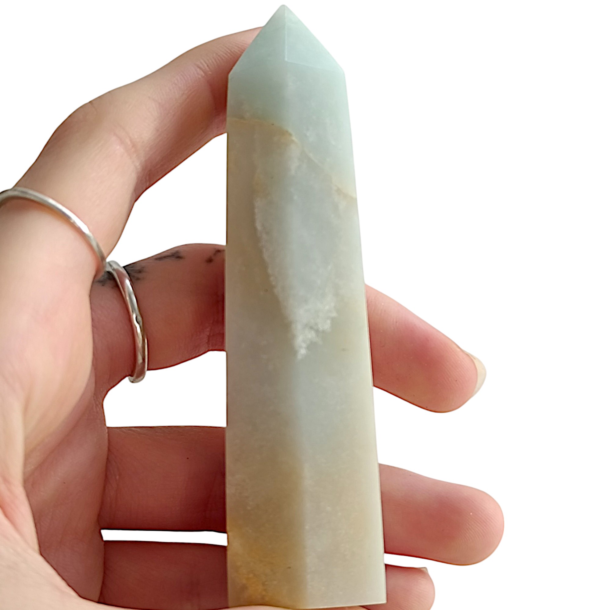 SKY BLUE KŘEMEN obelisk č. 2 85,8g