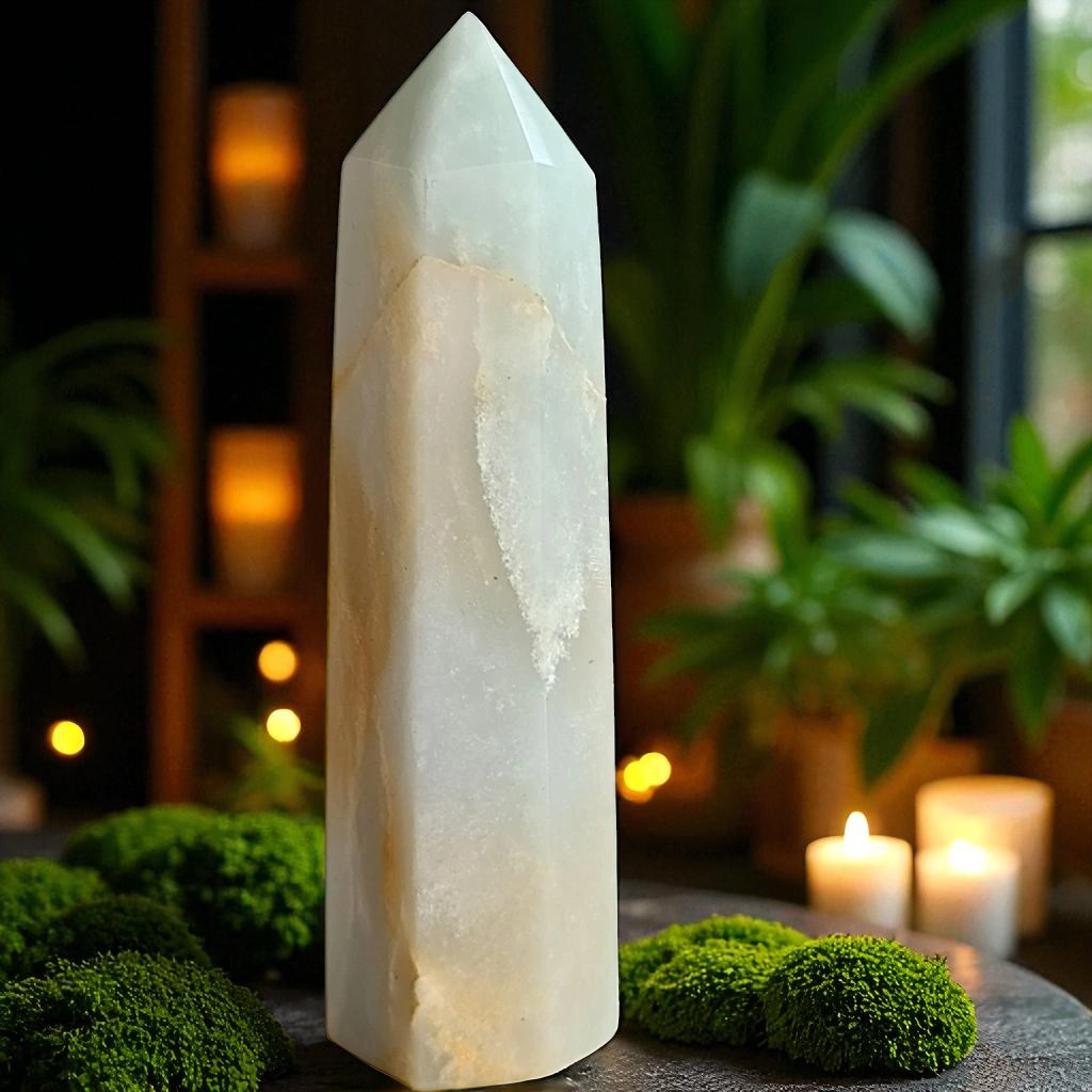 SKY BLUE KŘEMEN obelisk č. 2 85,8g
