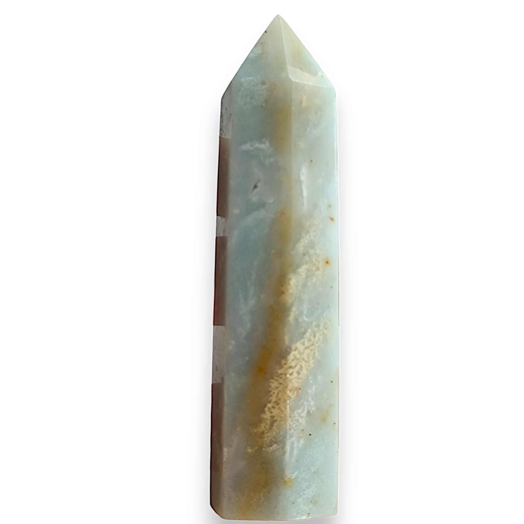 SKY BLUE KŘEMEN obelisk č. 3 82,5g