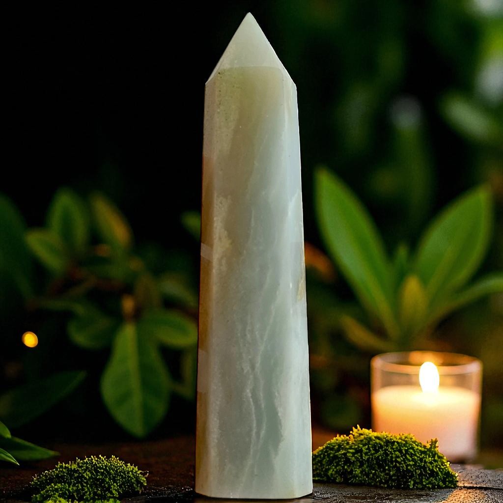 SKY BLUE KŘEMEN obelisk č. 5 74,3g