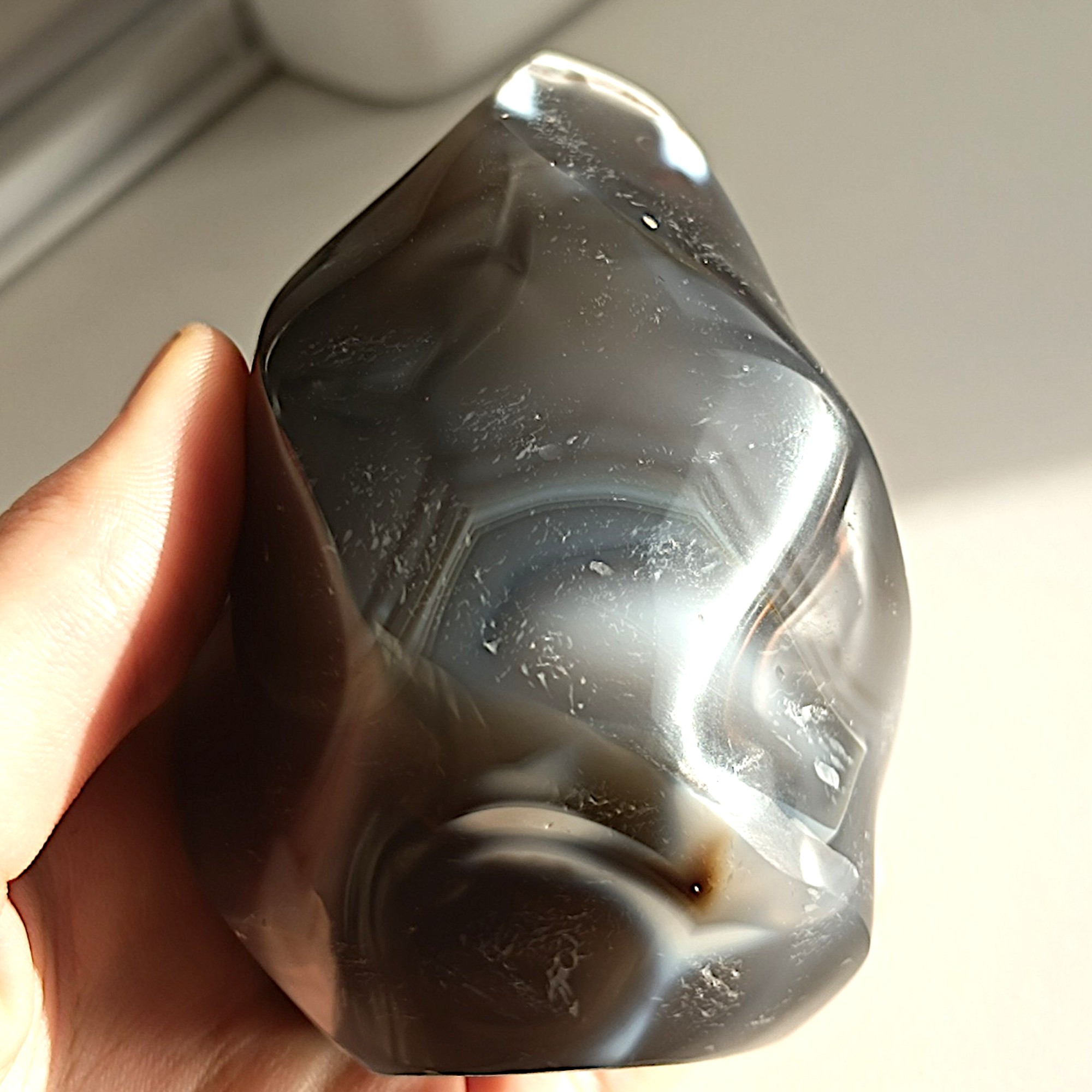 ORCA (KOSATKOVÝ) ACHÁT plamen č.4 344g