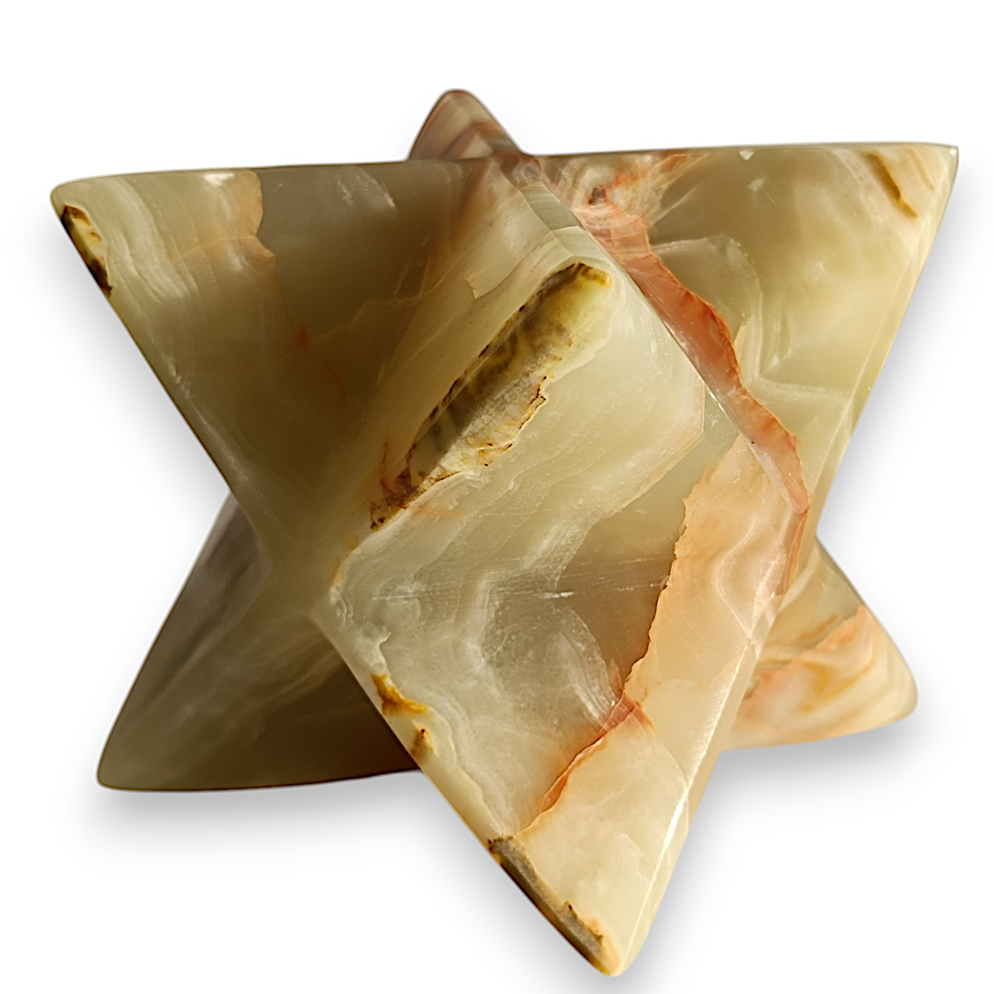 ONYX ZELENÝ Merkaba 8,2cm