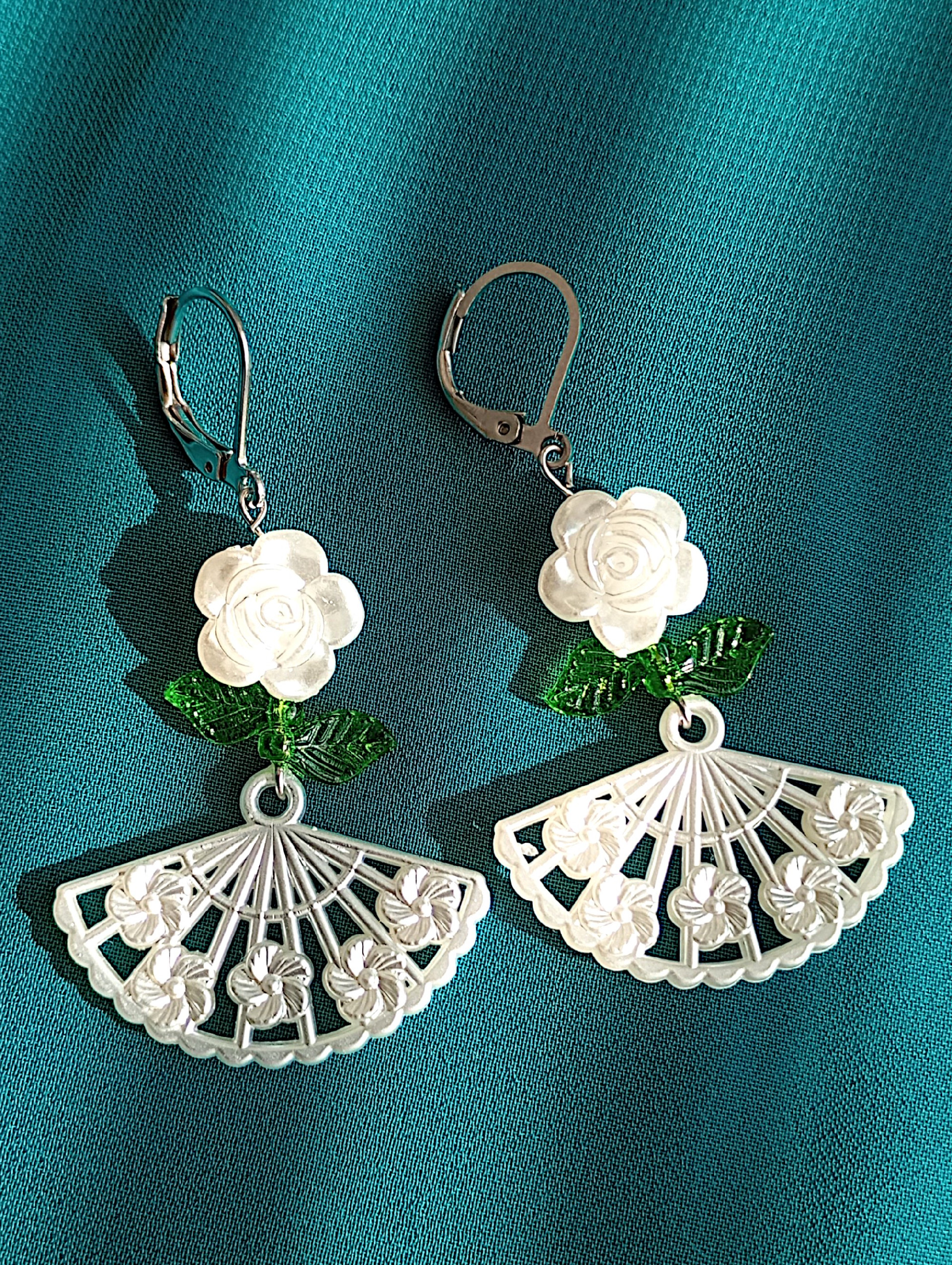 Náušnice Blossom Fan