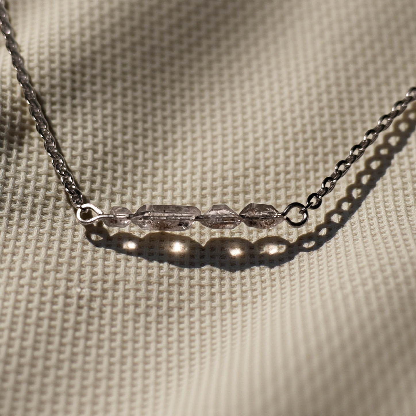 HERKIMER DIAMOND - Náhrdelník z chirurgické oceli