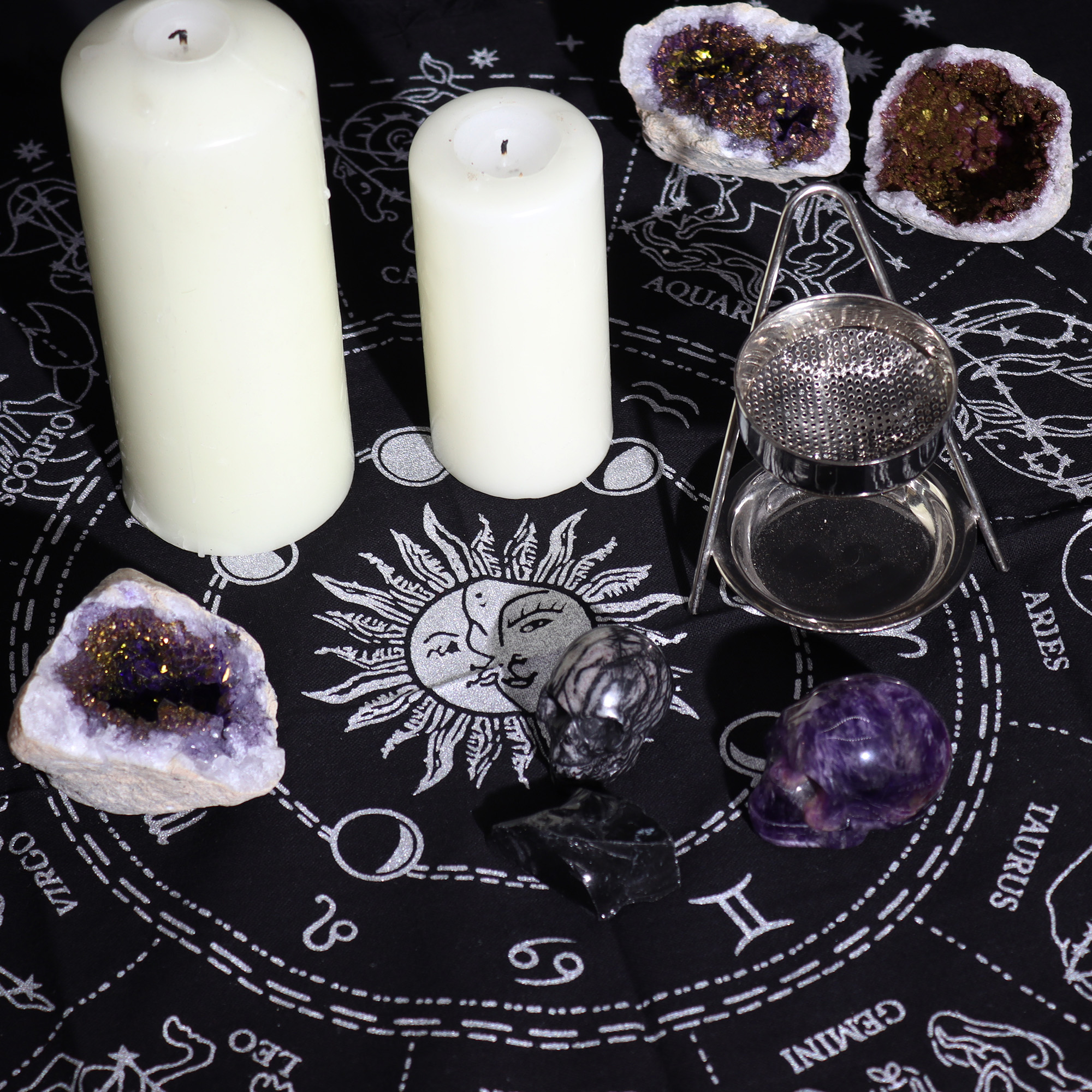 Esoterické oltářní plátno - Horoskop