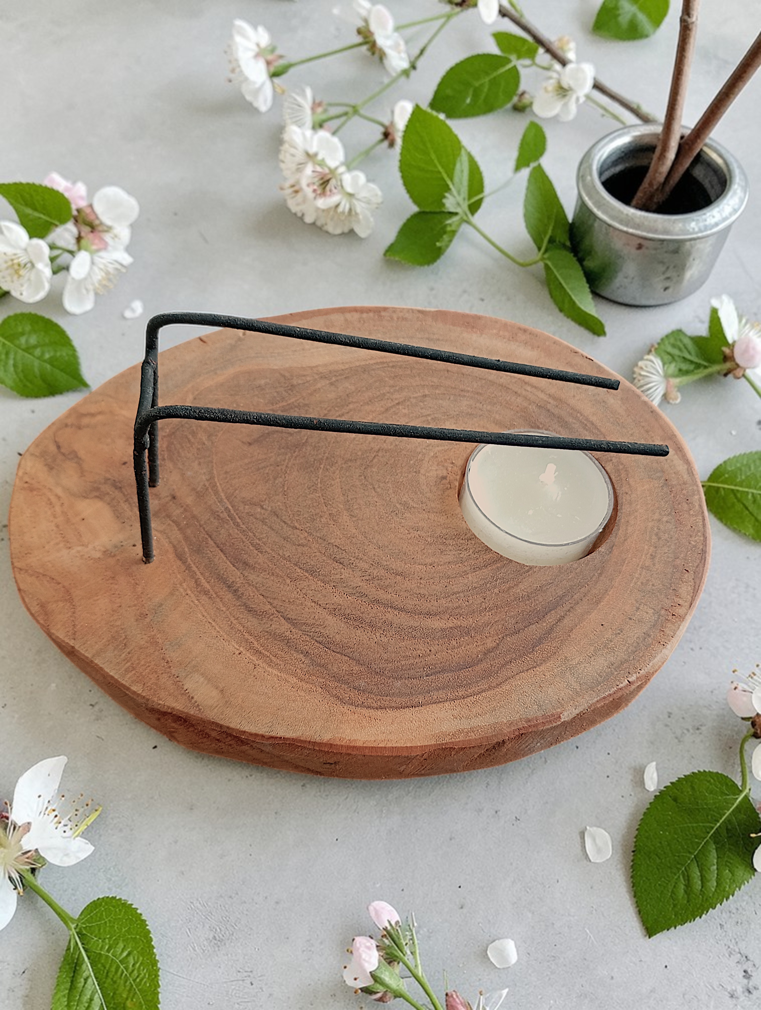 Designový stojan na Palo Santo a byliny – Přírodní dřevo Gamal