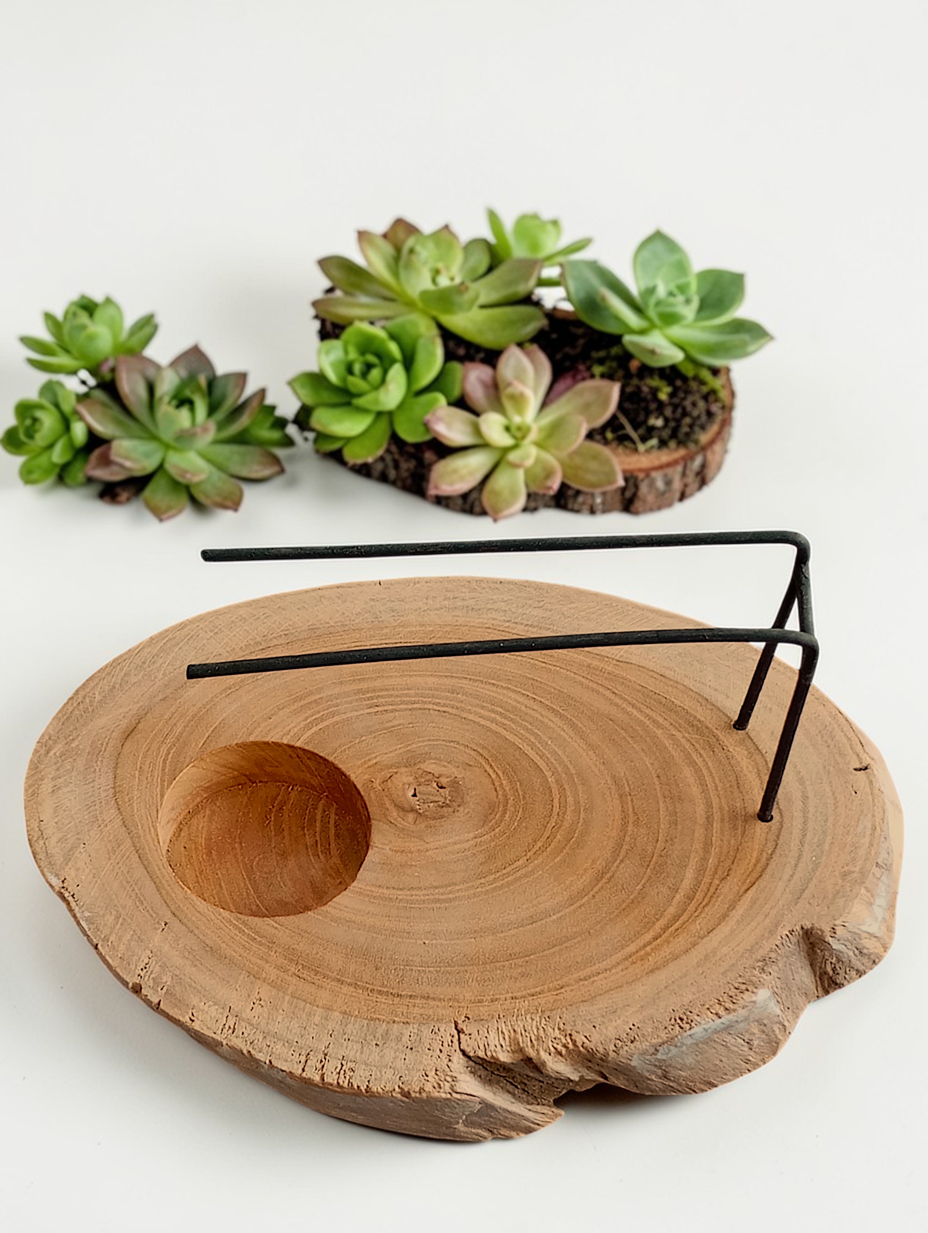 Designový stojan na Palo Santo – Přírodní dřevo Gamal